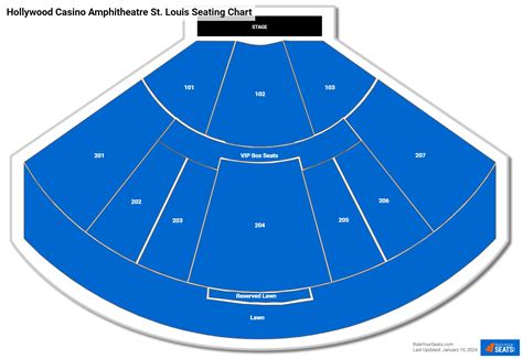 hollywood casino amphitheater seating chart.